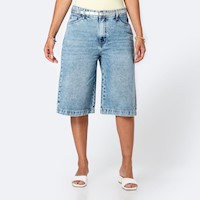 Shorts Mujer Pionier Total Sky Yellow Torn  Thyara